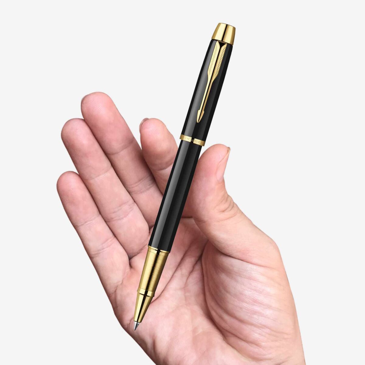 Đánh giá bút dạ bi Parker IM Black cài vàng S0856360 (PK201)
