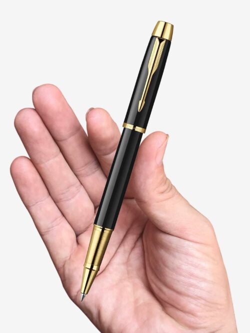 Đánh giá bút dạ bi Parker IM Black cài vàng S0856360 (PK201)