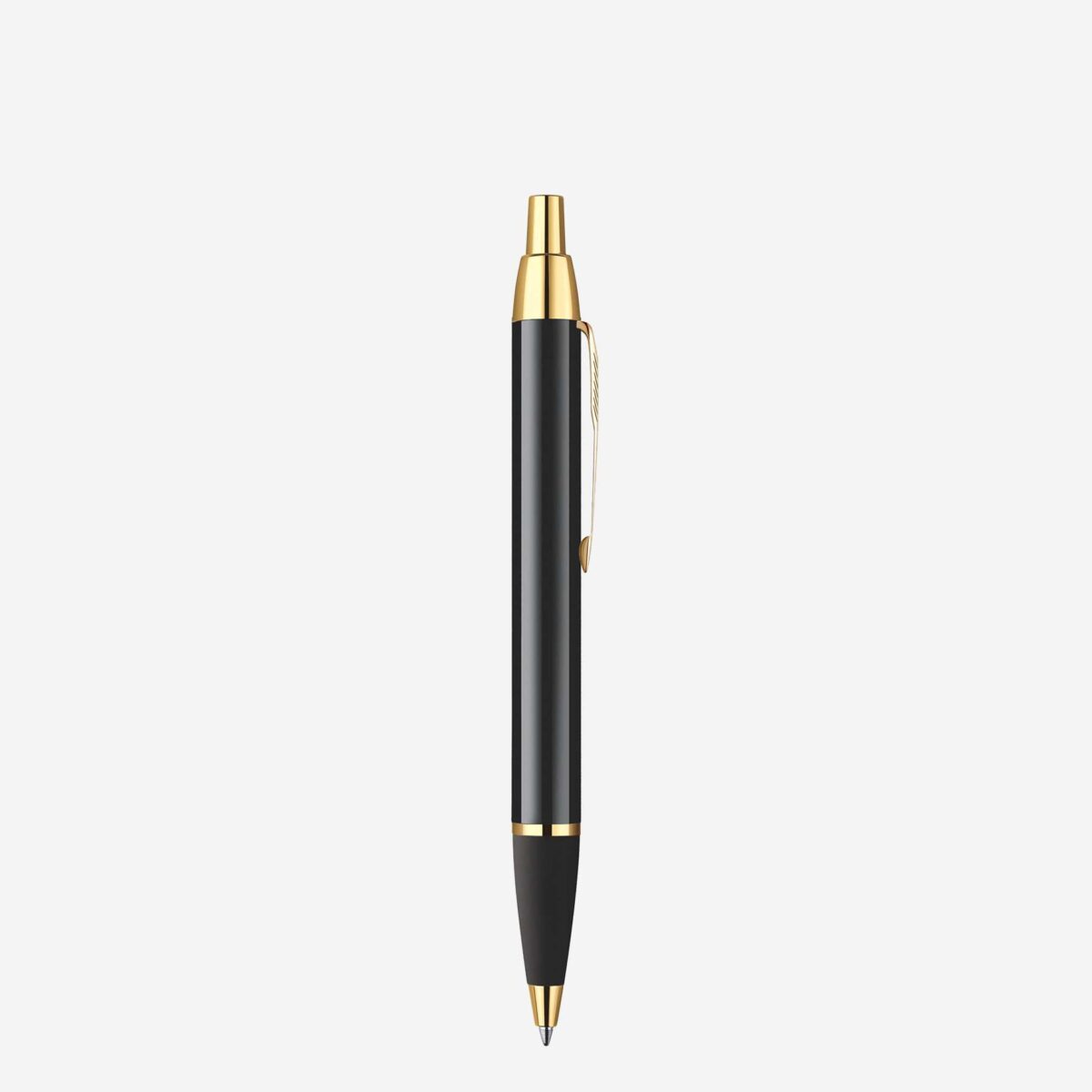 Bút bi bấm Parker IM Black Lacquer GT Ballpoint Pen S0856440