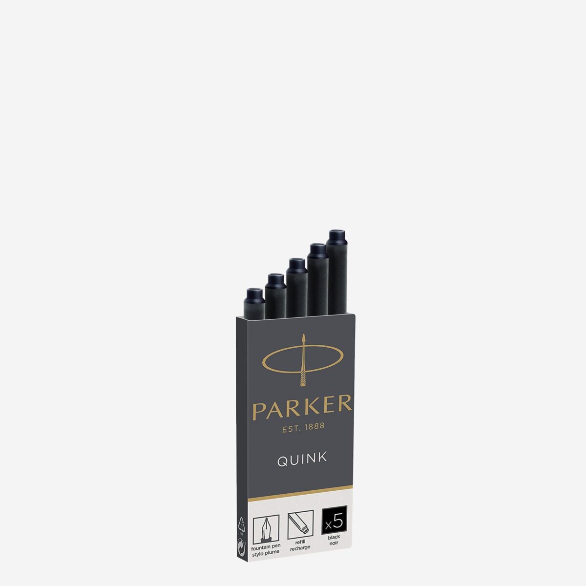 Ống mực bút máy Parker 1950402 màu đen ở Pen Store Việt Nam