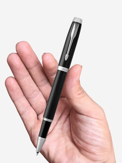 Parker IM 2017 Black Basic Lacquer CT Rollerball Pen 1931658-PK237