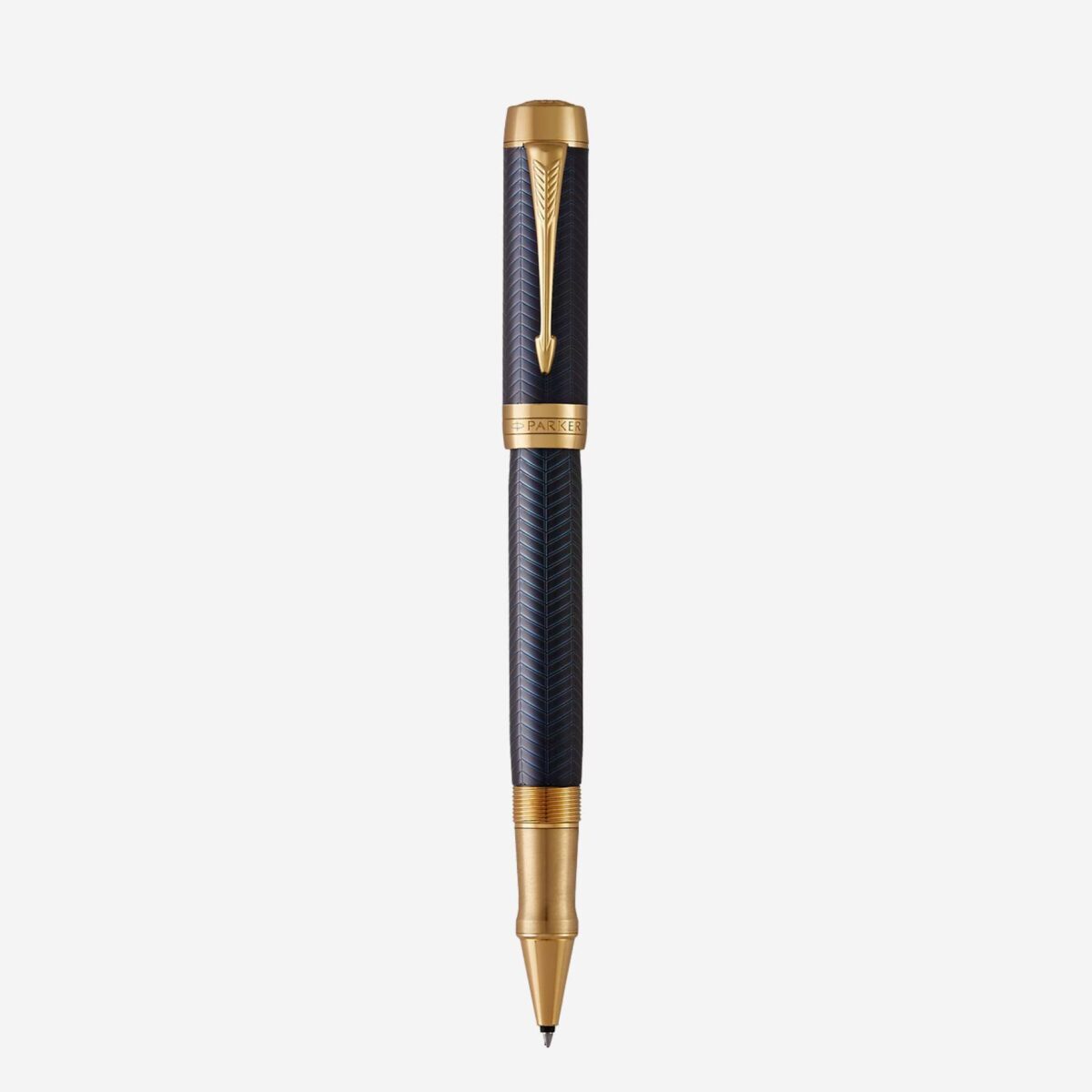 Bút dạ bi Parker Duofold Prestige Blue Chevron GT Rollerball Pen 1931374