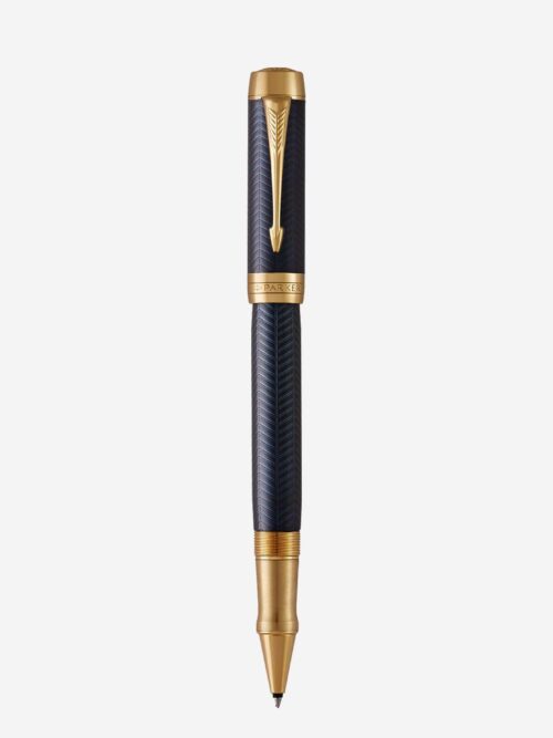 Bút dạ bi Parker Duofold Prestige Blue Chevron GT Rollerball Pen 1931374
