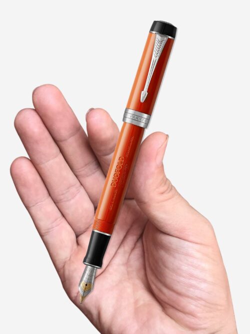 Đánh giá bút máy Parker màu cam bản Parker Duofold FP 1931375