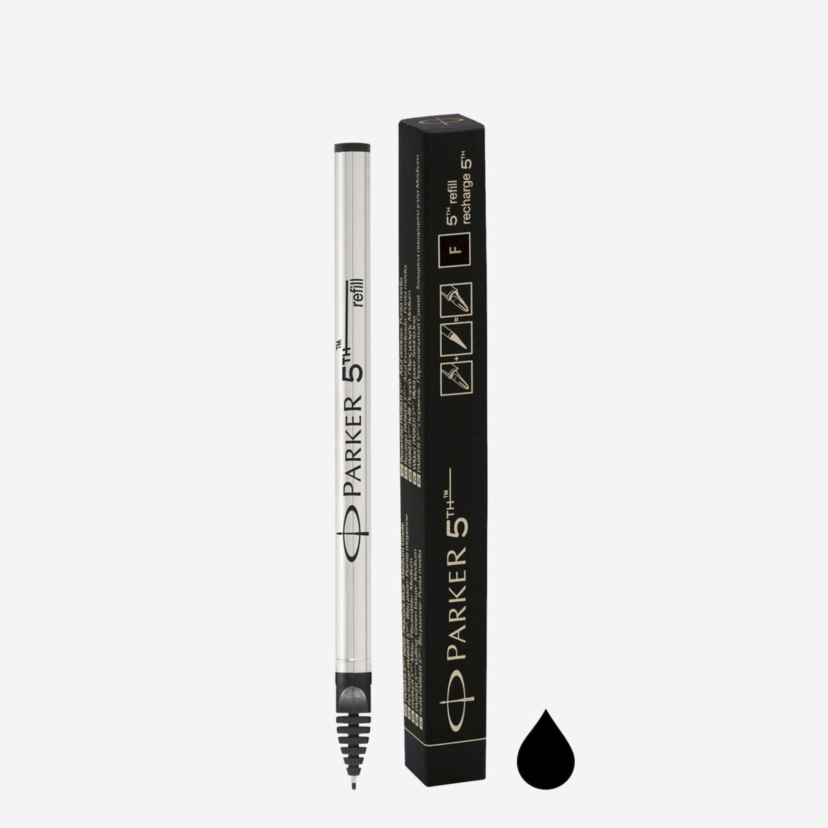 Parker Ingenuity 5th Technology Black Fine Point Refill New In Pack 1950273