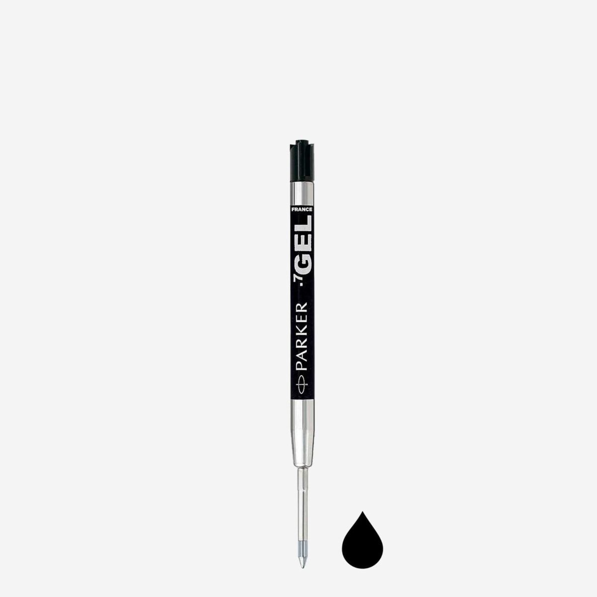 Parker Quink Gel Ink Refill Medium Black (Pack 2) 1950362