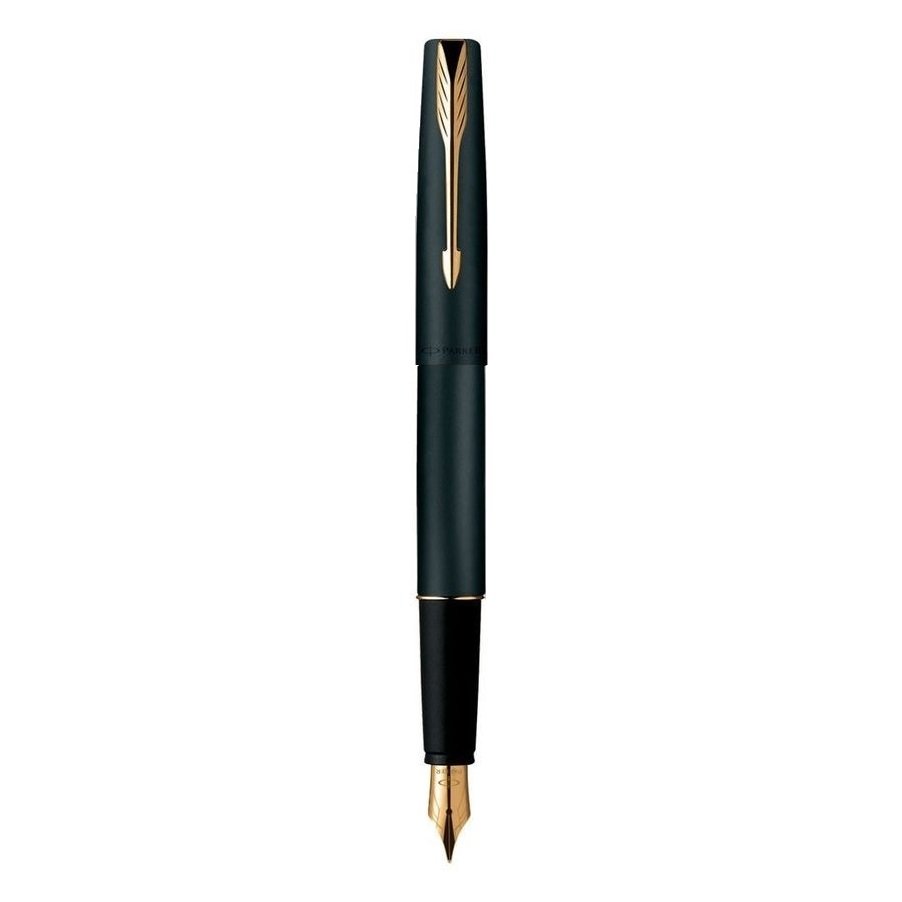 Bán bút máy Parker Frontier Matte Black Gold Trim Fountain Pen PS1002033.