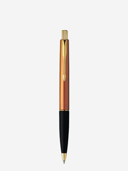 Parker Frontier Orange Gold Trim Ballpoint Pen PS1006123