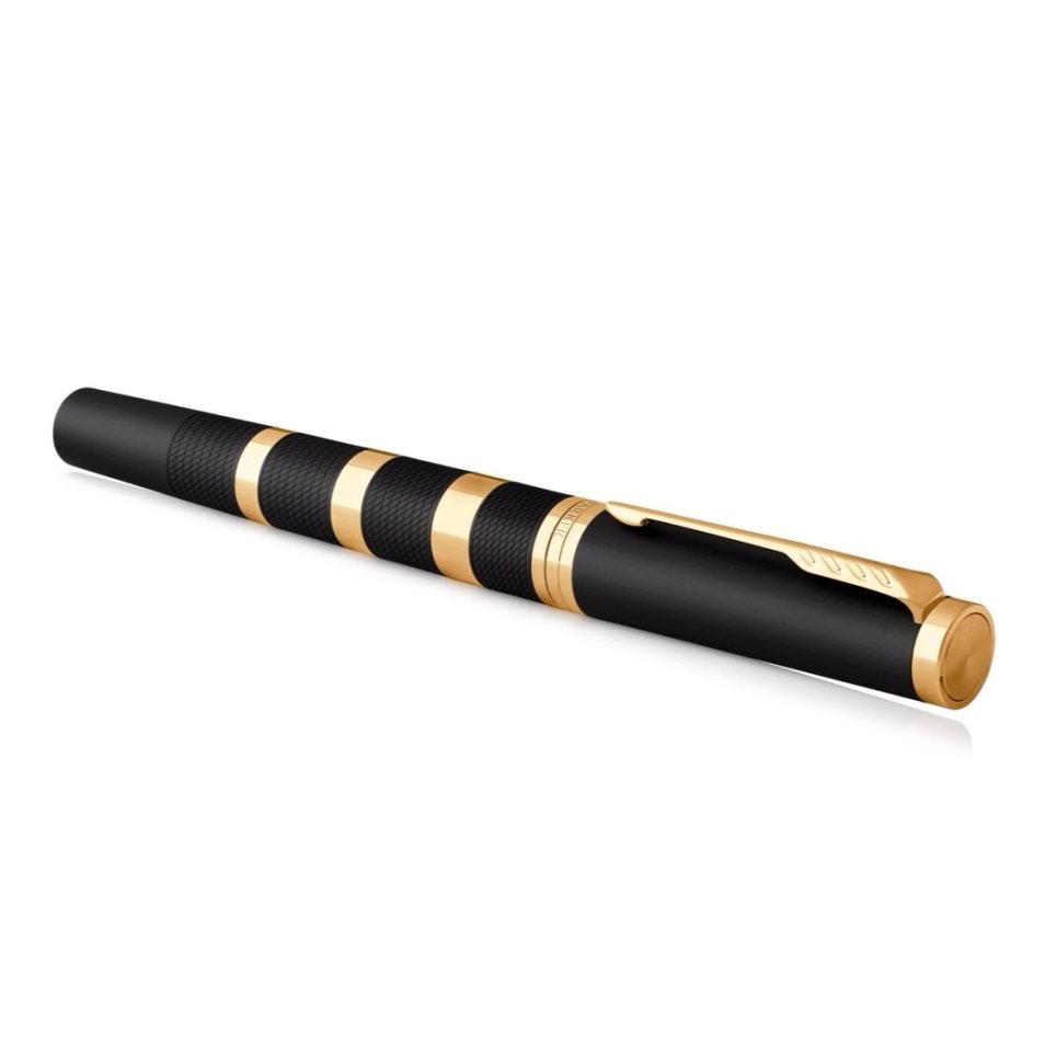 Parker Ingenuity 5th Rubber Metal Black GT Pen 1931442.