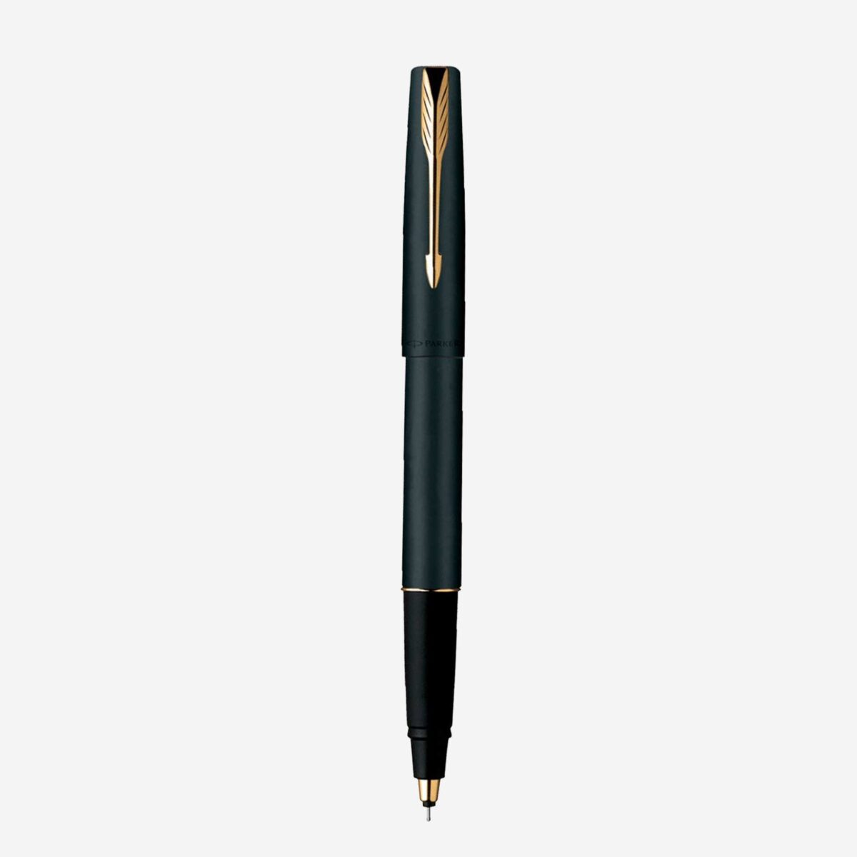 Bút dạ bi Parker Frontier Matte Black Gold Trim Rollerball Pen PS1002032