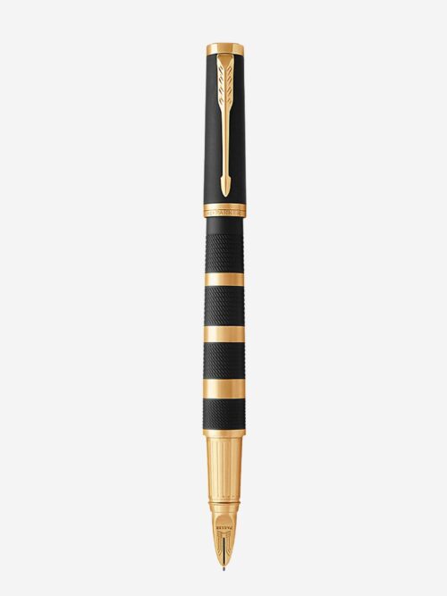 Bút ký Parker Ingenuity 5th Rubber Metal Black GT Pen 1931442