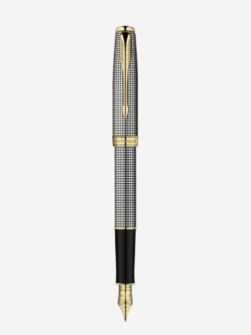 Bút máy Parker Sonnet Cisele Sterling Silver GT Fountain Pen S0808140