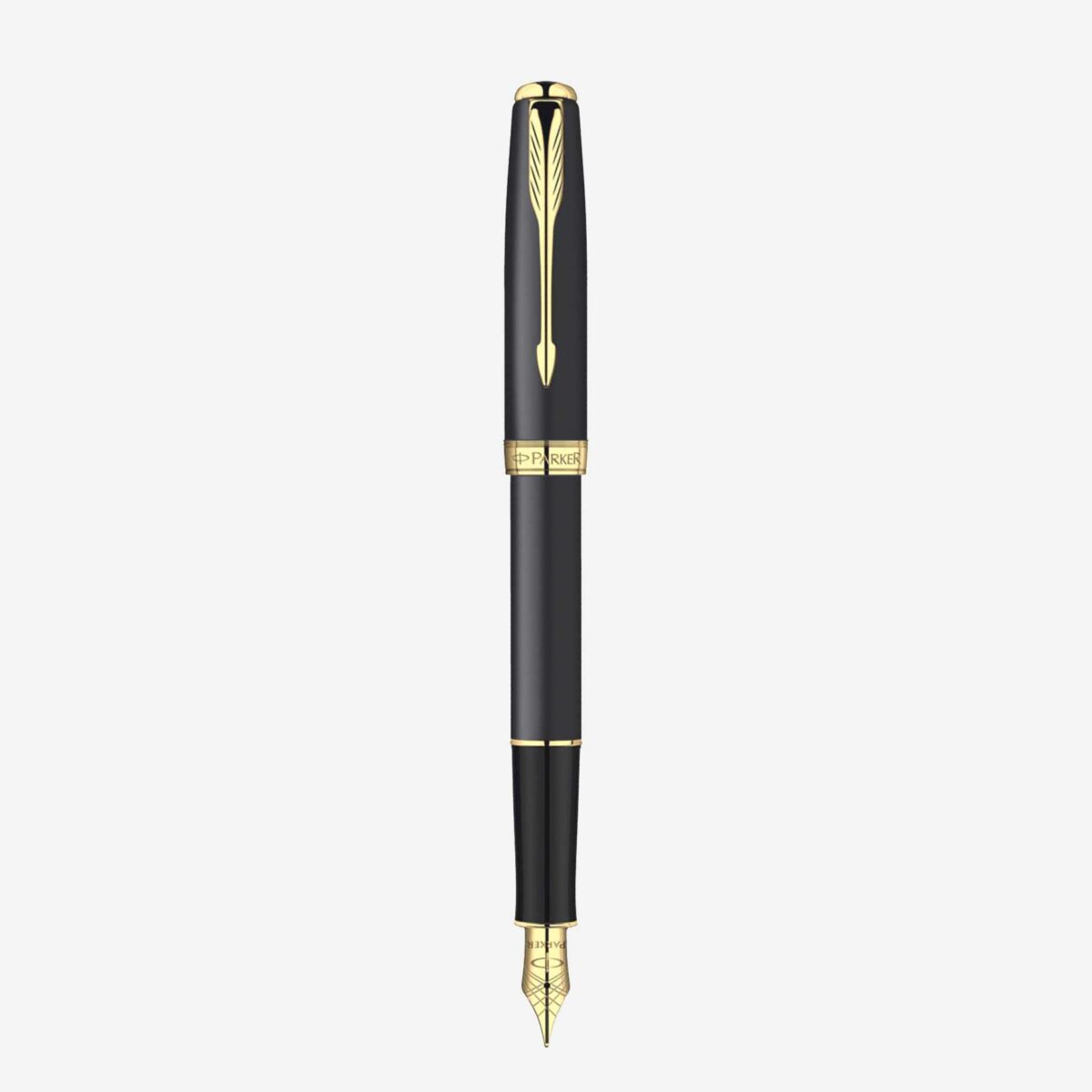 Bút mực Parker Sonnet Matte Black GT Fountain Pen S0817930