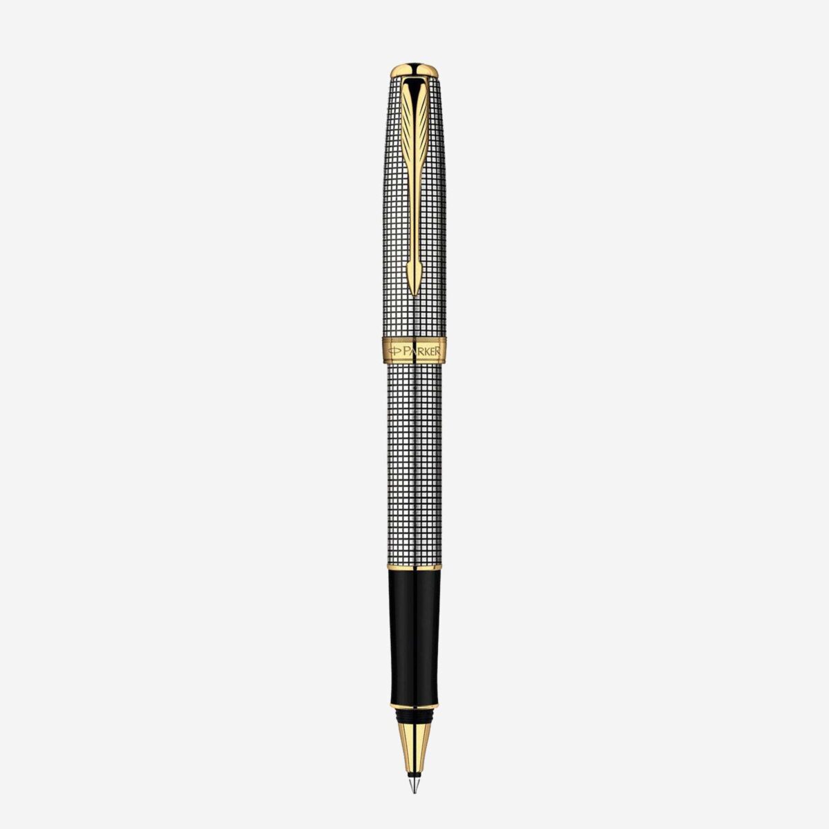 Bút Parker Sonnet Chiselled Silver GT Rollerball Pen S0808160
