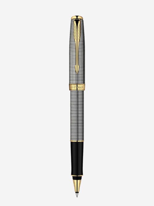 Bút Parker Sonnet Chiselled Silver GT Rollerball Pen S0808160