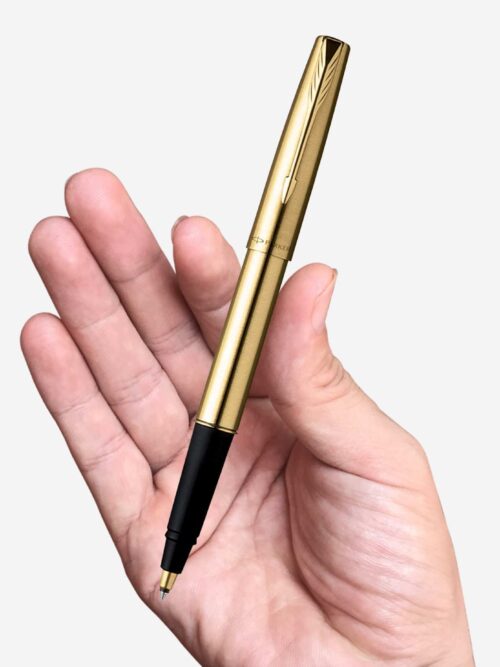 Đánh giá bút Parker Frontier Gold Stainless Steel GT RP PS1002012