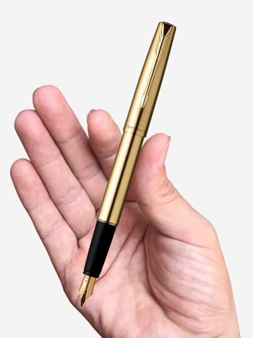 Parker Frontier Gold Stainless Steel GT Fountain Pen PS1002013