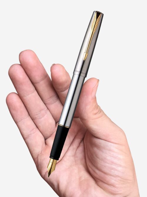 Parker Frontier Stainless Steel GT Fountain Pen PS1002003