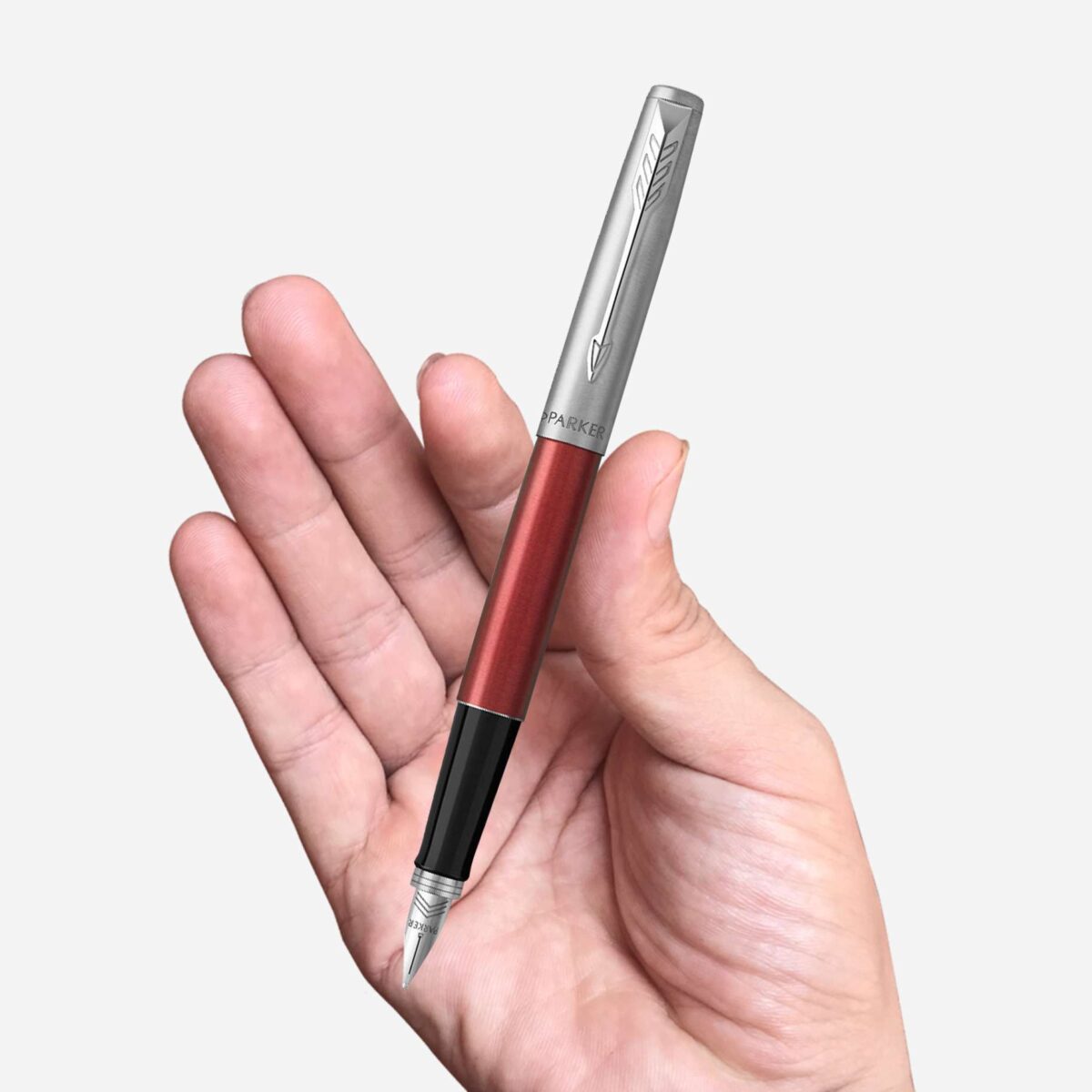 Parker Jotter Kensington Red Chrome Trim Fountain Pen 2030949