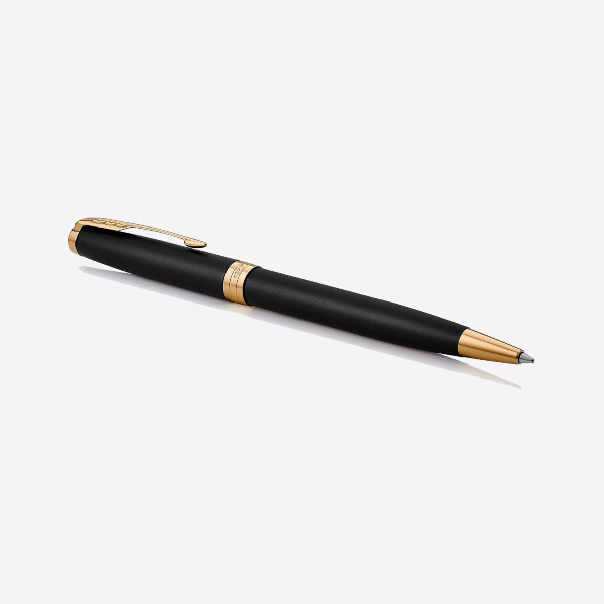 Parker Sonnet Matte Black Lacquer GT Ballpoint Pen 1931519