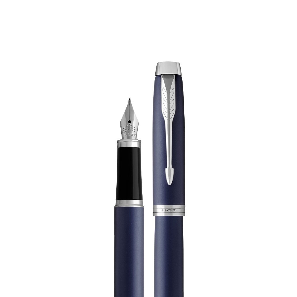 Đánh giá bút máy Parker IM Matte Blue CT FP 2017 màu xanh sơn mờ