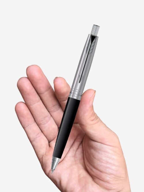 Parker Aster Shiny Black Chrome Trim Ballpoint Pen 9000020141