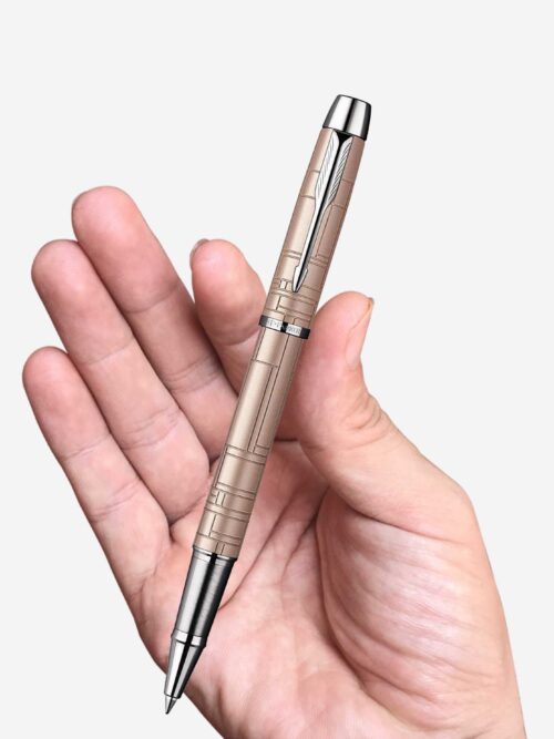 Parker IM Premium Metallic Pink Lacquer CT Rollerball Pen S0949770 (PK221)