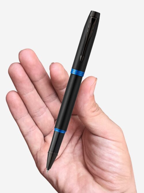 Parker IM Vibrant Rings Marine Blue Rollerball Pen 2172860