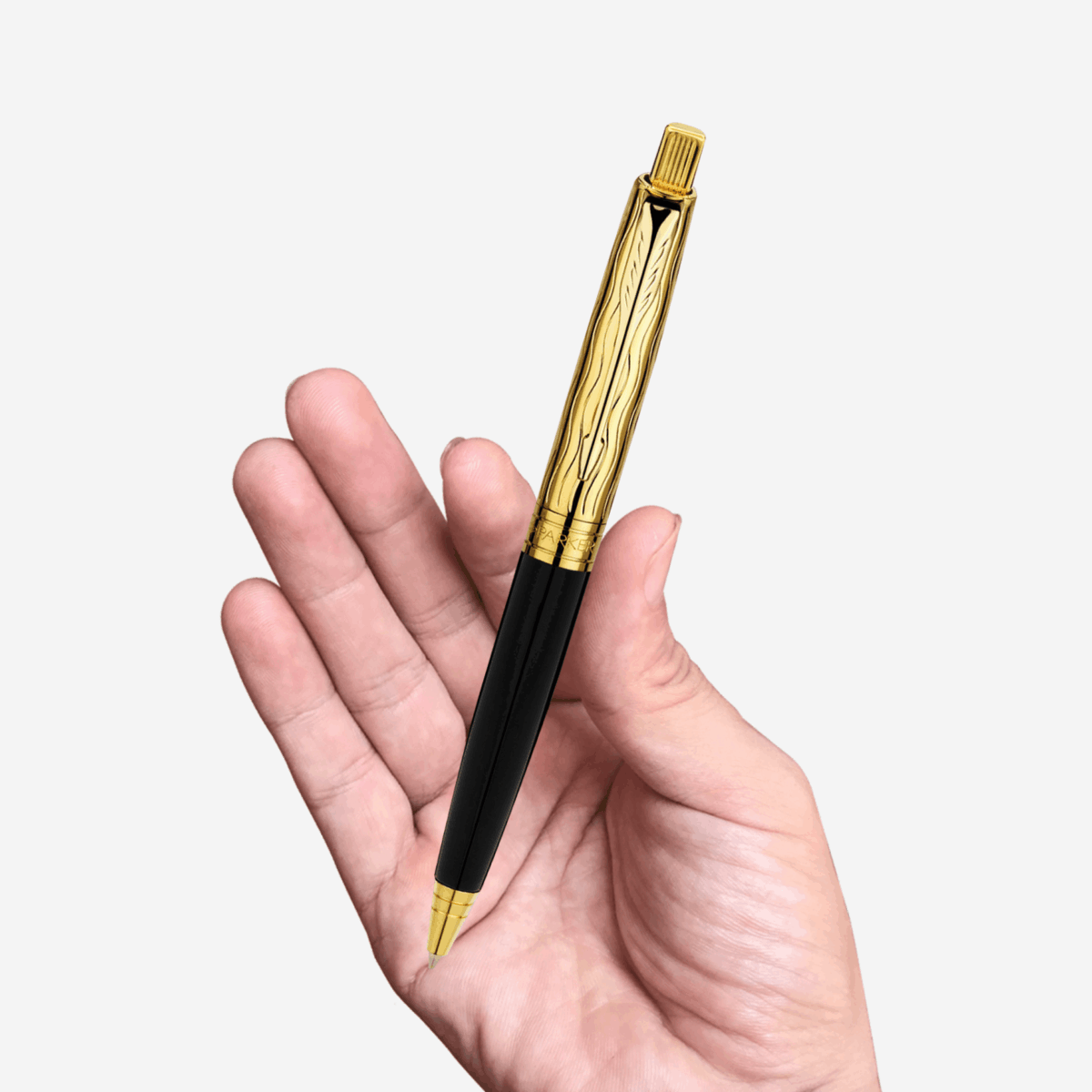 Bút bi Parker Aster Essential Black and Gold GT BP 8902298161246