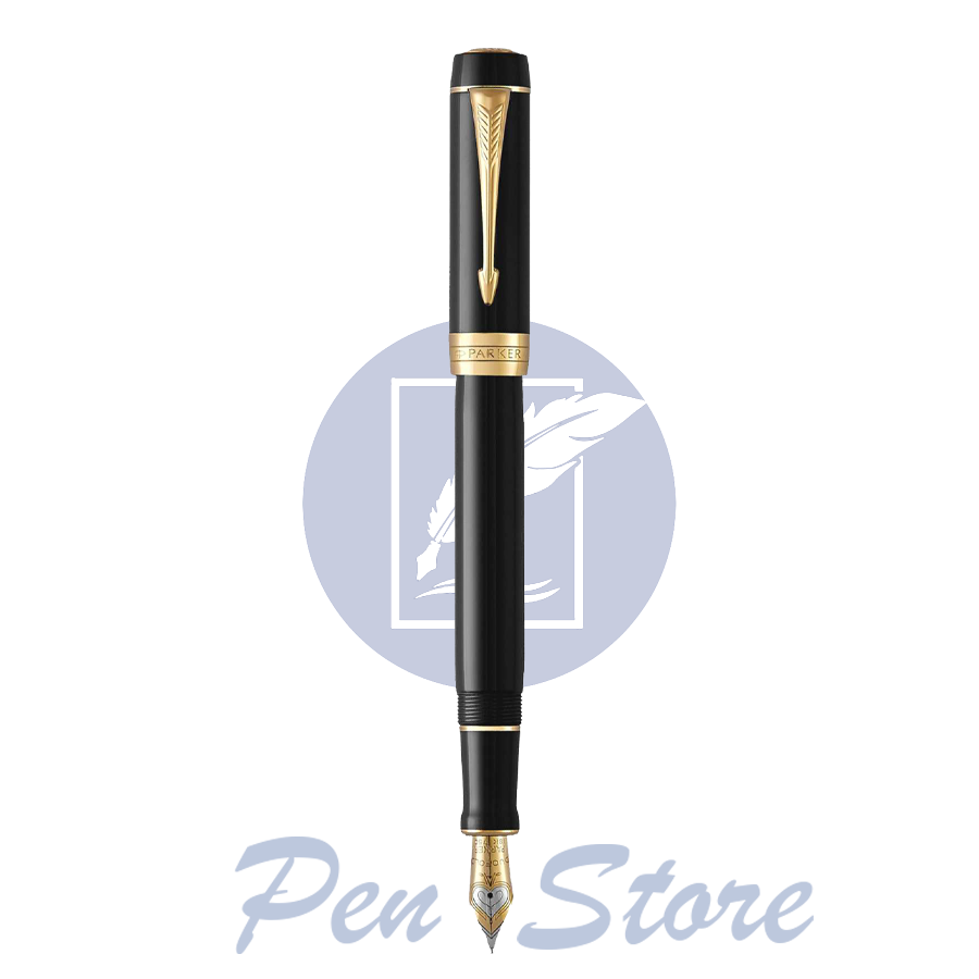 Bút máy Parker Duofold Classic Black GT International Fountain Pen 1931383.