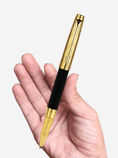 Parker Aster Essential Black and Gold GT Roller Pen 9000037513