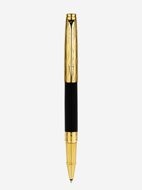 Bút dạ bi Parker Aster Essential Black and Gold GT Roller Pen 9000037513